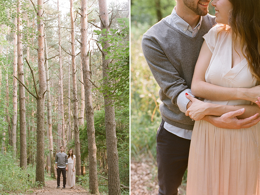 kristin-timm-13-retzer-nature-center-rustic-engagement-milwaukee-waukesha-madison-outdoor-outdoor-organic-natural-fine-art-film-sunset-field-nature-Wisconsin-park-blush-maxi-skirt-elegant-ethereal-forest-woods-photo